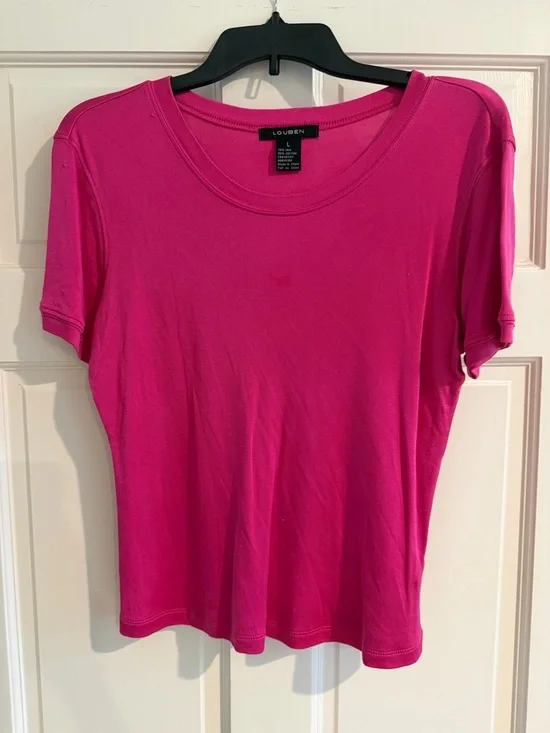 LOUBEN L Pink jacket and top Wool-Blend Button Jacket - Picture 5 of 7